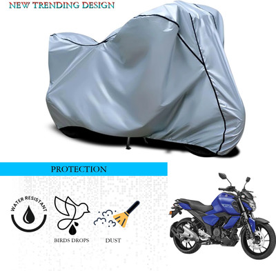 SnehaSales Waterproof Two Wheeler Cover for Yamaha(FZ-Fi Version 3.0, Silver)
