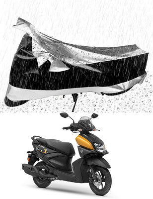 Mdstar Waterproof Two Wheeler Cover for Yamaha(RayZR 125, Silver, Black)