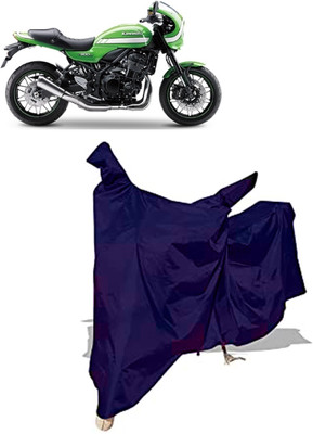 Amexride Two Wheeler Cover for Kawasaki(Z900 RS Cafe Racer, Blue)