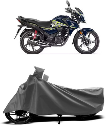 Apni Dukaan Waterproof Two Wheeler Cover for Honda(Shine, Grey)