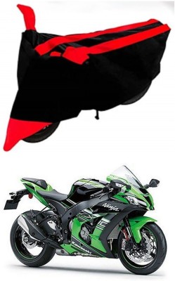 AUTOGARH Two Wheeler Cover for Kawasaki(Ninja ZX 10R, Red, Black)