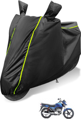 Auto Hub Waterproof Two Wheeler Cover for Mahindra(Stallio, Black)