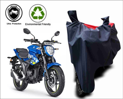RM Collections Waterproof Two Wheeler Cover for Suzuki(Gixxer, Red, Blue)