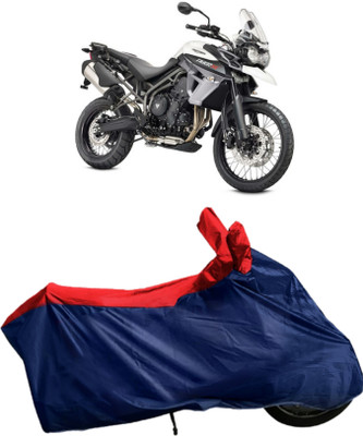 APNEK Waterproof Two Wheeler Cover for Triumph(Tiger 800 XCA, Blue, Red)