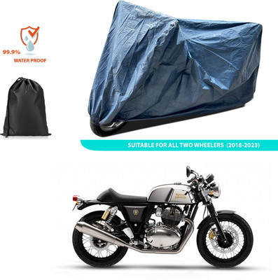CODOKI Waterproof Two Wheeler Cover for Royal Enfield(Continental GT 650, Blue)