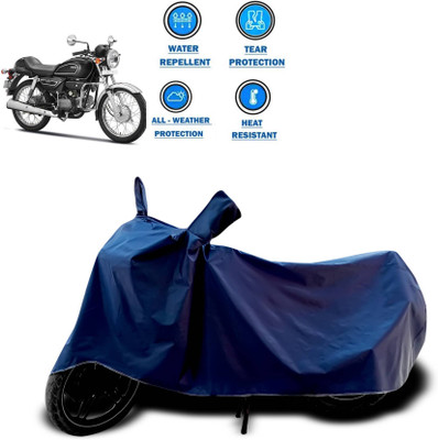 KEDIT Two Wheeler Cover for Hero(Splendor Pro Classic, Blue)