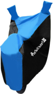 MADAFIYA Waterproof Two Wheeler Cover for Bajaj(Pulsar 150 DTS-i, Black, Blue)