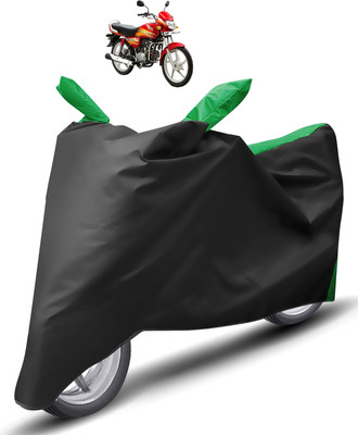 Caronix Two Wheeler Cover for Hero(HF Deluxe, Green)