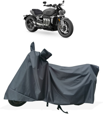 Tricway Two Wheeler Cover for Triumph(Rocket III, Grey)