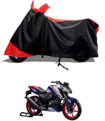 KEDIT Two Wheeler Cover for TVS(Apache RTR 165 RP, Red)