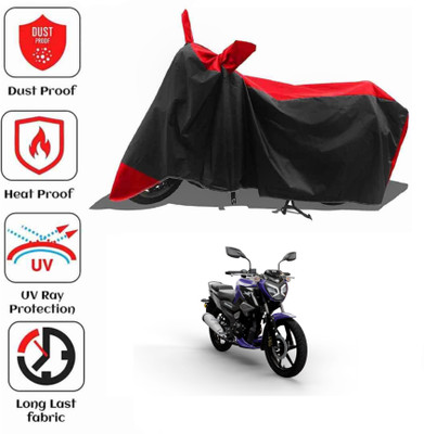 AIKOZIYA Waterproof Two Wheeler Cover for TVS(Raider, Black, Red)