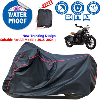 AutoGalaxy Waterproof Two Wheeler Cover for JAWA(Perak, Black)