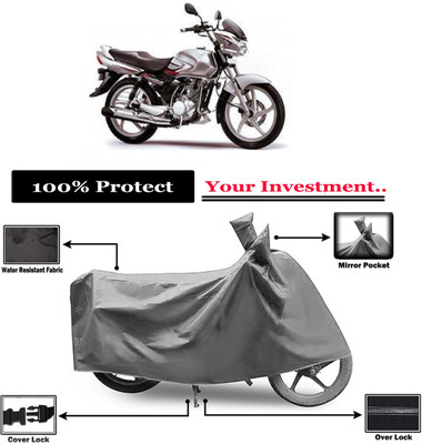 Amexride Two Wheeler Cover for Suzuki(Zeus, Grey)