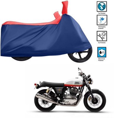 PAGORA Waterproof Two Wheeler Cover for Royal Enfield(Interceptor 650, Red)