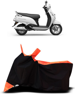 VESMEI Two Wheeler Cover for Suzuki(Access 125, Orange)
