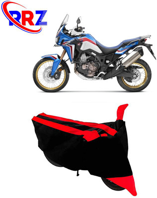 RRZ Waterproof Two Wheeler Cover for Honda(Africa Twin, Black, Red)