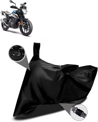 DeepShakshi AUTOMOTIVE Waterproof Two Wheeler Cover for KTM(250 Duke BS6, Black)