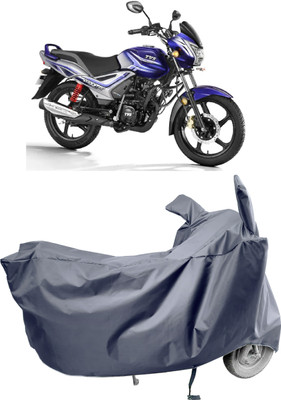 Amexride Two Wheeler Cover for TVS(Star City BS6, Grey)