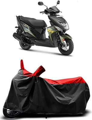 KEDIT Two Wheeler Cover for Yamaha(Cygnus Ray ZR, Red, Black)
