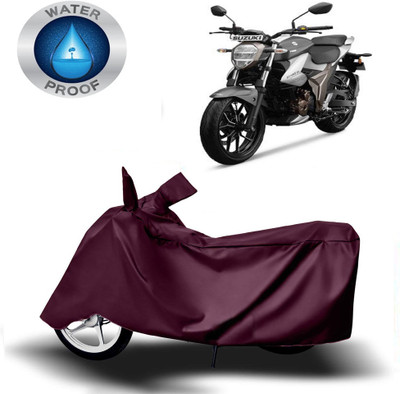 DeepShakshi AUTOMOTIVE Waterproof Two Wheeler Cover for Suzuki(Gixxer 250, Maroon)
