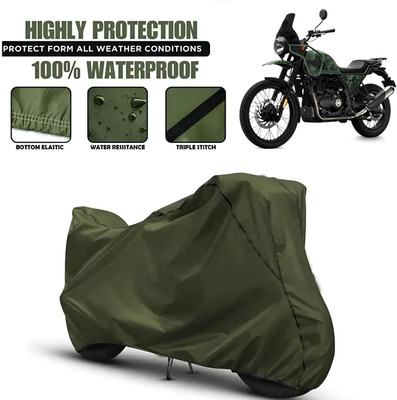 OliverX Waterproof Two Wheeler Cover for Honda(Shine, Green, Black)