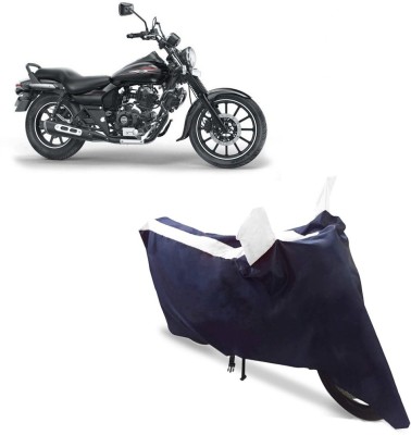 BLUERIDE Two Wheeler Cover for Bajaj(Avenger 220 Street, White)