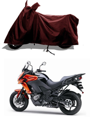 GROFATIK Two Wheeler Cover for Kawasaki(Versys 650 BS6, Maroon)