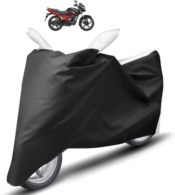 Caronix Two Wheeler Cover for Hero(Glamour, White)
