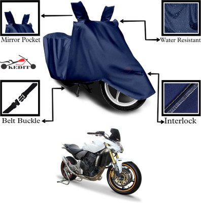 KEDIT Two Wheeler Cover for Honda(CBR 600 RR, Blue)