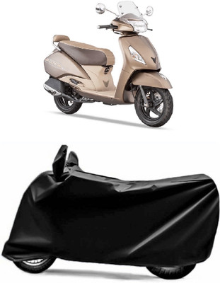 V VINTON Two Wheeler Cover for TVS(Jupiter classic, Black)