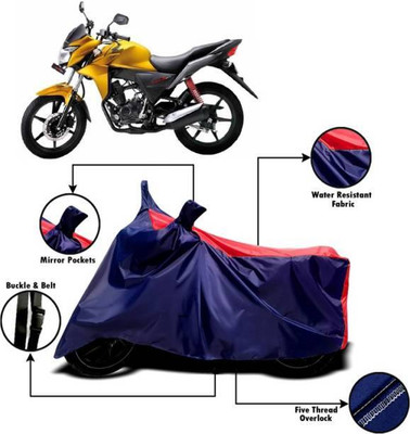 smwzxyu Waterproof Two Wheeler Cover for Honda(CB Twister, Red, Blue)