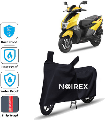 NOIREX Two Wheeler Cover for TVS(NTORQ, Black)