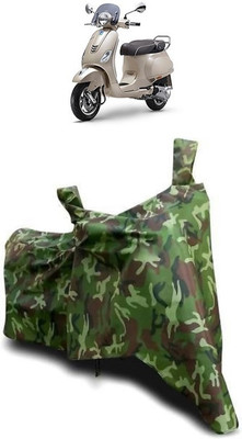 malti Waterproof Two Wheeler Cover for Vespa(Elegante 150 BS6, Multicolor)