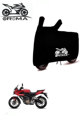 AutoRash Waterproof Two Wheeler Cover for Bajaj(Pulsar AS 150, Black)