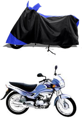 GROFATIK Two Wheeler Cover for Kinetic(GF 125, Blue)