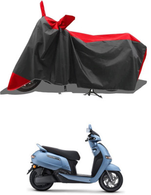 WMIZEXA Waterproof Two Wheeler Cover for Universal For Bike(Red, Black)