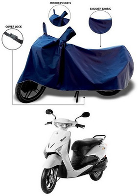 DeepShakshi AUTOMOTIVE Two Wheeler Cover for Indus(Yo Xplor, Blue)
