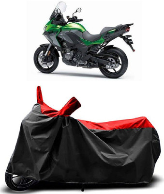 MMSSTAR Waterproof Two Wheeler Cover for Kawasaki(Versys 650, Red)