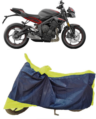 AutoFave Two Wheeler Cover for Triumph(Street Triple RS BS6, Multicolor)