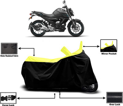 Amexride Two Wheeler Cover for Yamaha(FZ S V3.0 FI, Yellow)