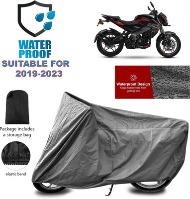 PAGORA Waterproof Two Wheeler Cover for Bajaj(Pulsar NS200, Grey)