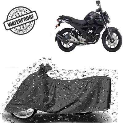 ROYAL AUTO MART Waterproof Two Wheeler Cover for Yamaha(FZ-S Fi Version 3.0, Grey)