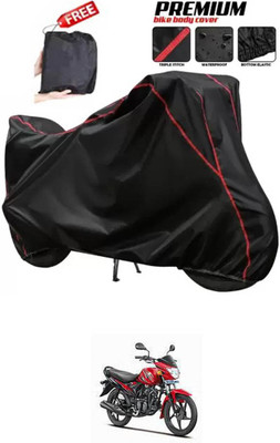 DeepShakshi AUTOMOTIVE Two Wheeler Cover for Suzuki(Hayate, Black)