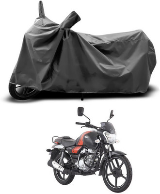 DeepShakshi AUTOMOTIVE Two Wheeler Cover for Bajaj(V12, Grey)