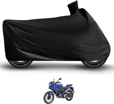 Auto Hub Waterproof Two Wheeler Cover for Bajaj(Pulsar AS 150, Black)