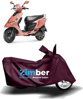 AutoRash Two Wheeler Cover for TVS(Zest, Maroon)