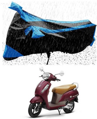 Ascension Two Wheeler Cover for Suzuki(Access 125, Black, Blue)