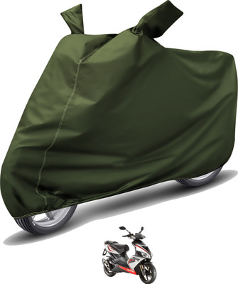 Caronix Waterproof Two Wheeler Cover for Aprilia(SR 150, Green)