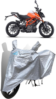 Y3H Waterproof Two Wheeler Cover for KTM(RC 200, Silver)