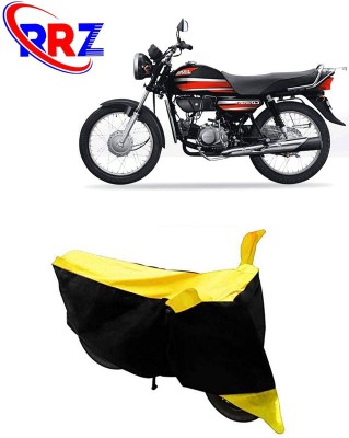 RRZ Waterproof Two Wheeler Cover for Honda(CD Dawn, Black, Yellow)